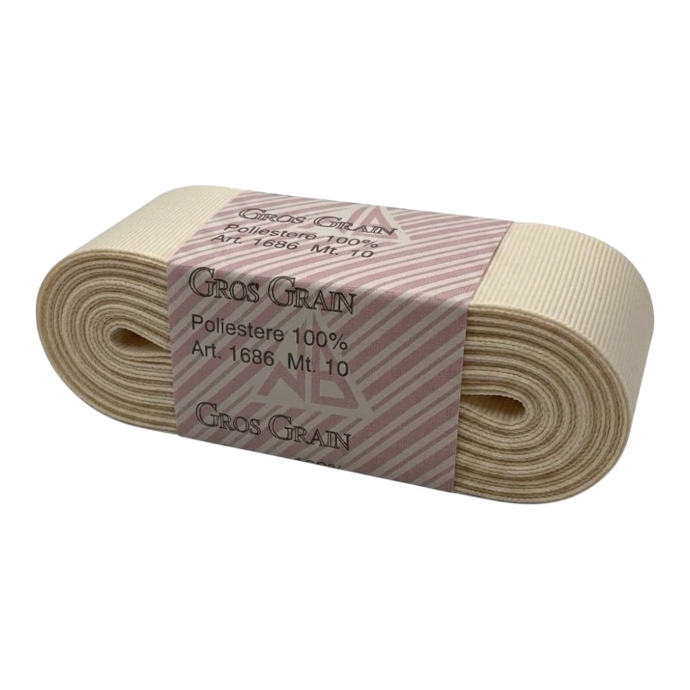 Gros grain n 9 h cm 4 100% polyester article 1686/9 10 meters
