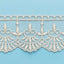 100% polyester tulle lace h 3.5 cm item 60199 10 meters