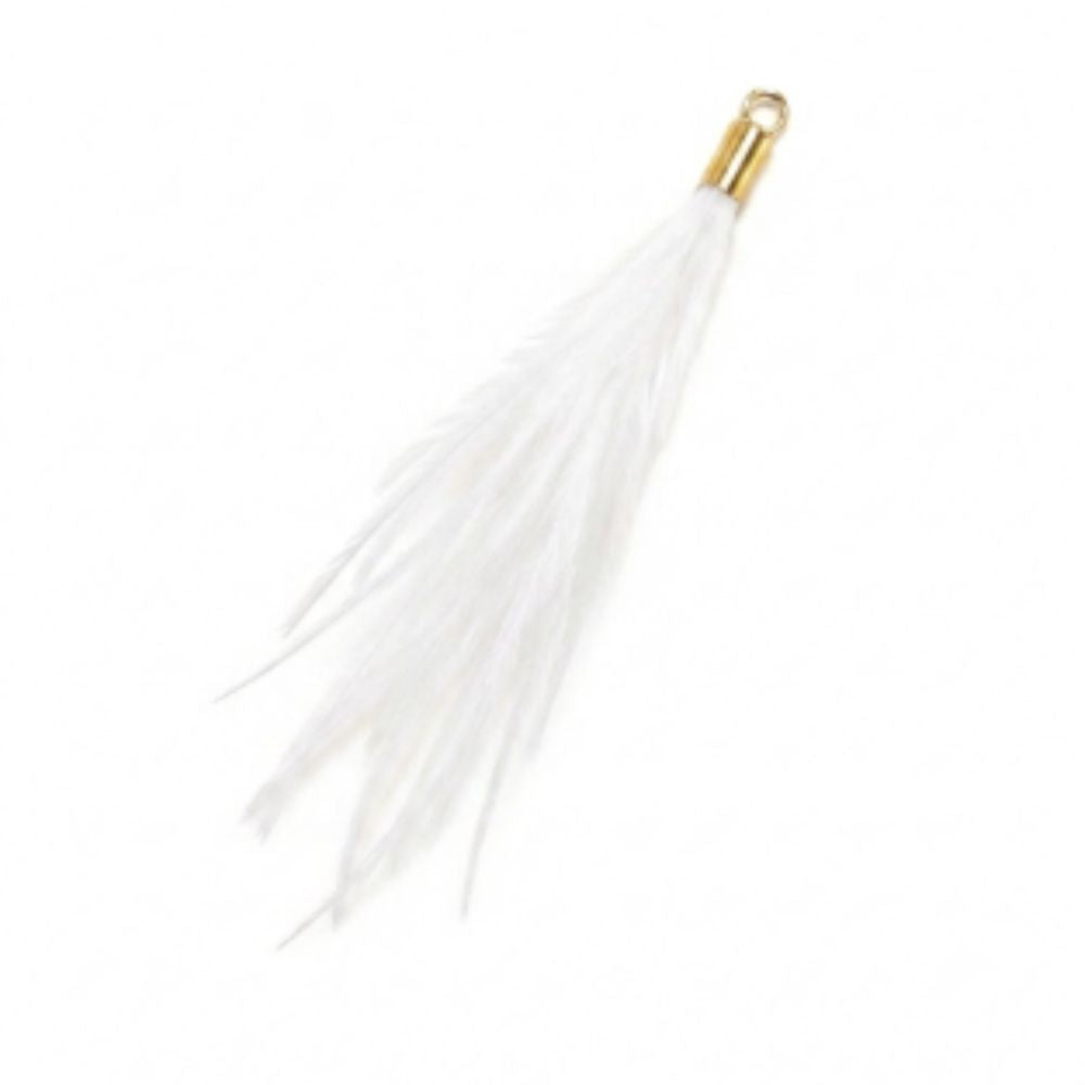 Ostrich feather tassels