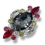Application with glass stones item MC086B