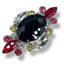 Application with glass stones item MC086B