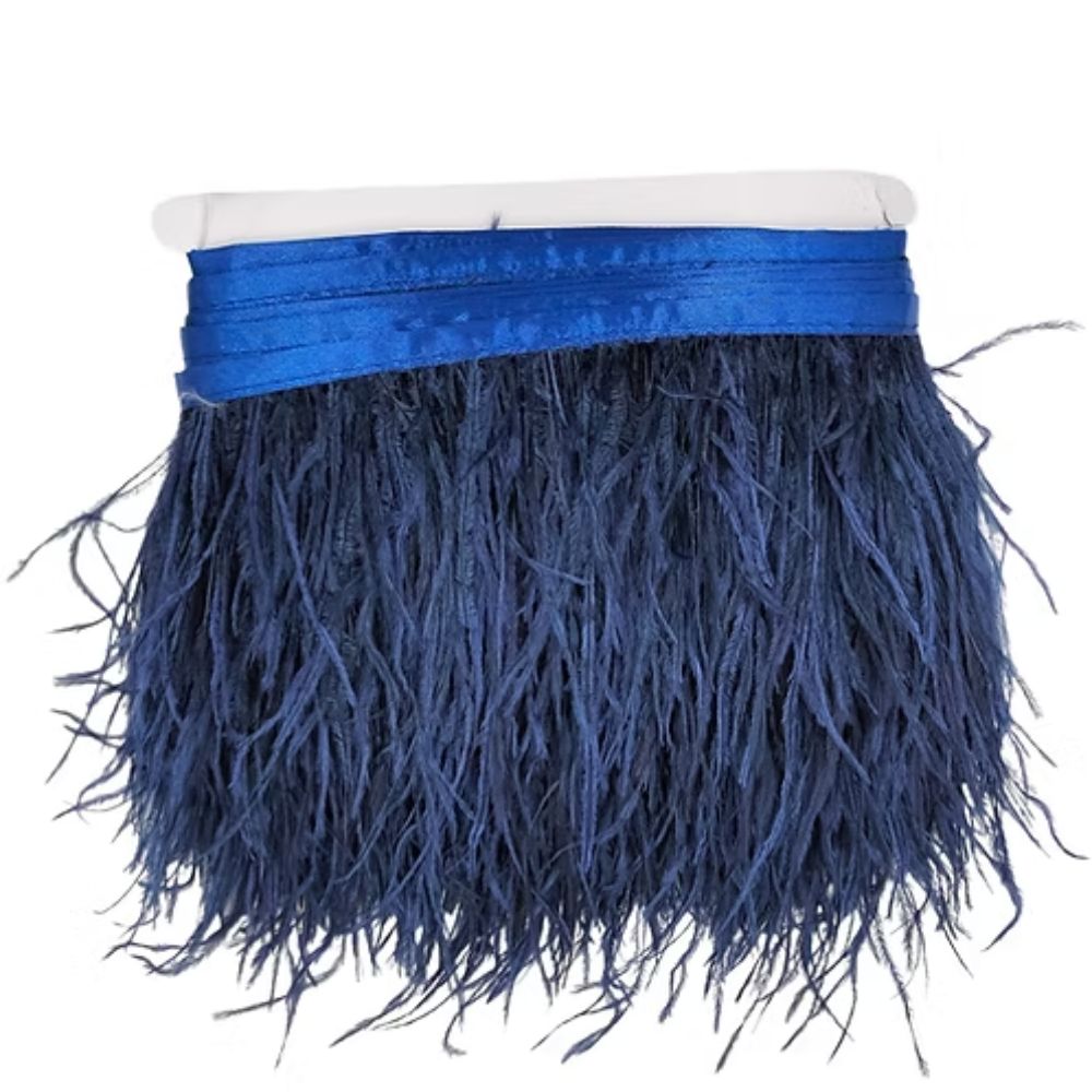 Ostrich fringe H cm 10 item Fm35140