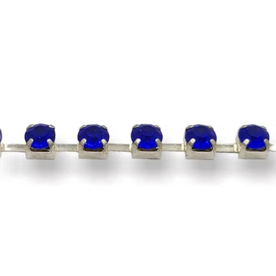 Rhinestone chain thread (wide link) jewel item FM9267