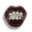 Coral and rhinestone applications item FM10196