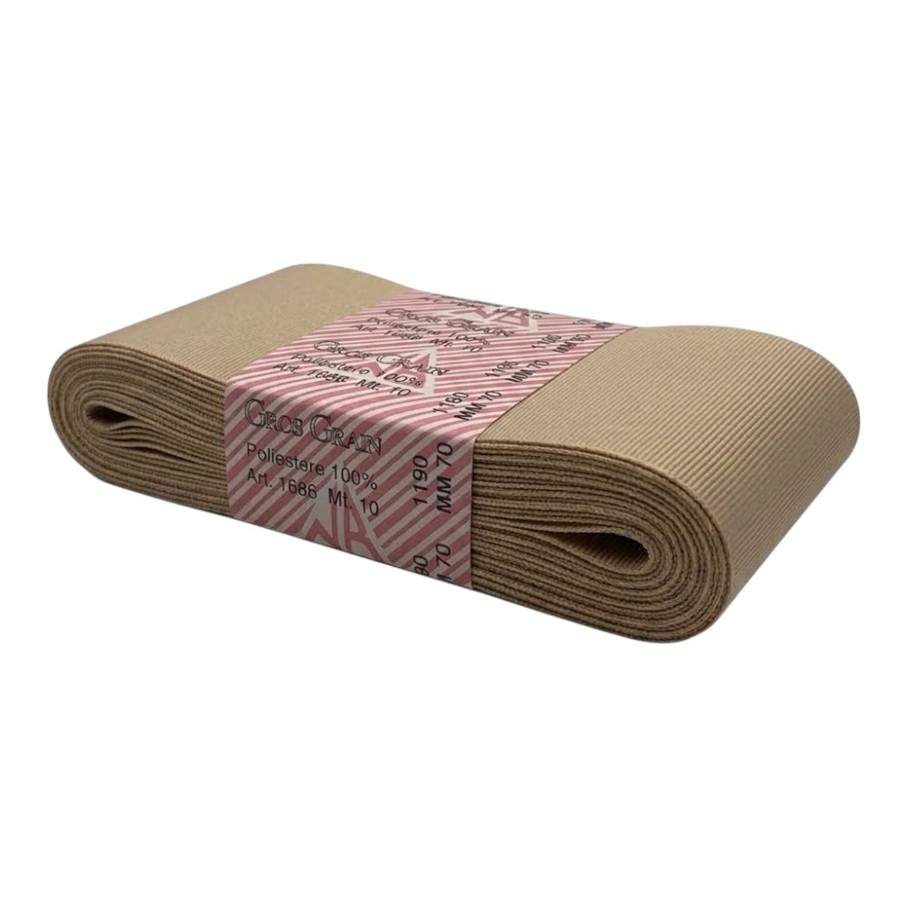 Gros grain n 20 H cm 7 poliestere 100% articolo 1686/20 metri 10