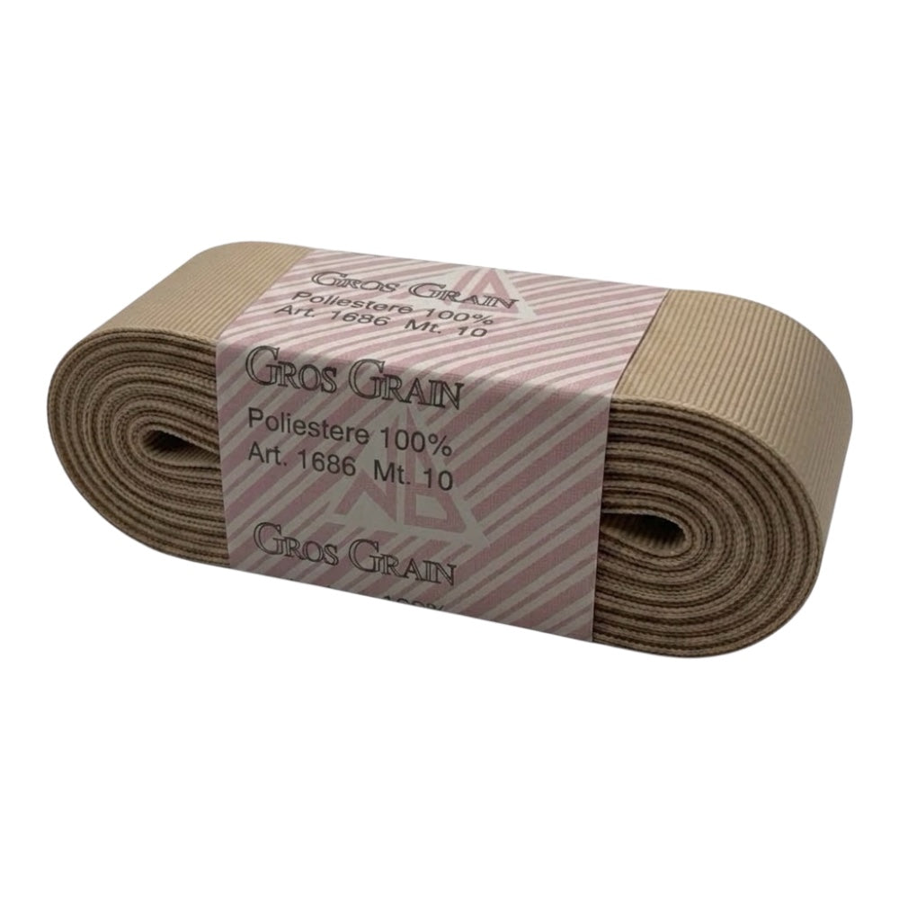 Gros grain n 9 h cm 4 100% polyester article 1686/9 10 meters