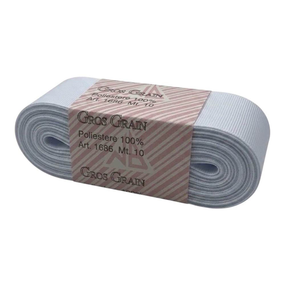 Gros grain n 9 h cm 4 100% polyester article 1686/9 10 meters