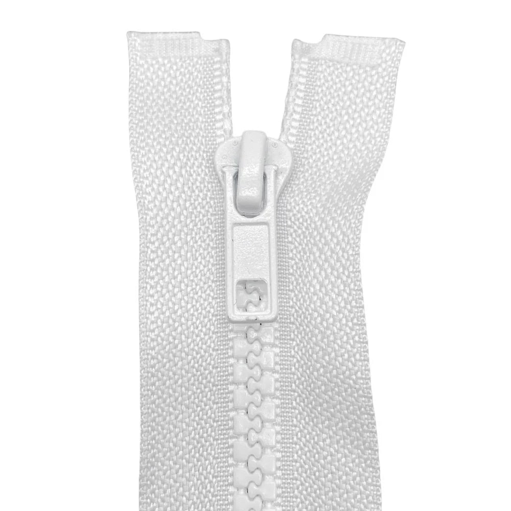 Cerniera lampo combi (2 cursori) carro  75 cm catena plastica 6 mm divisibile articolo 1184/9/75