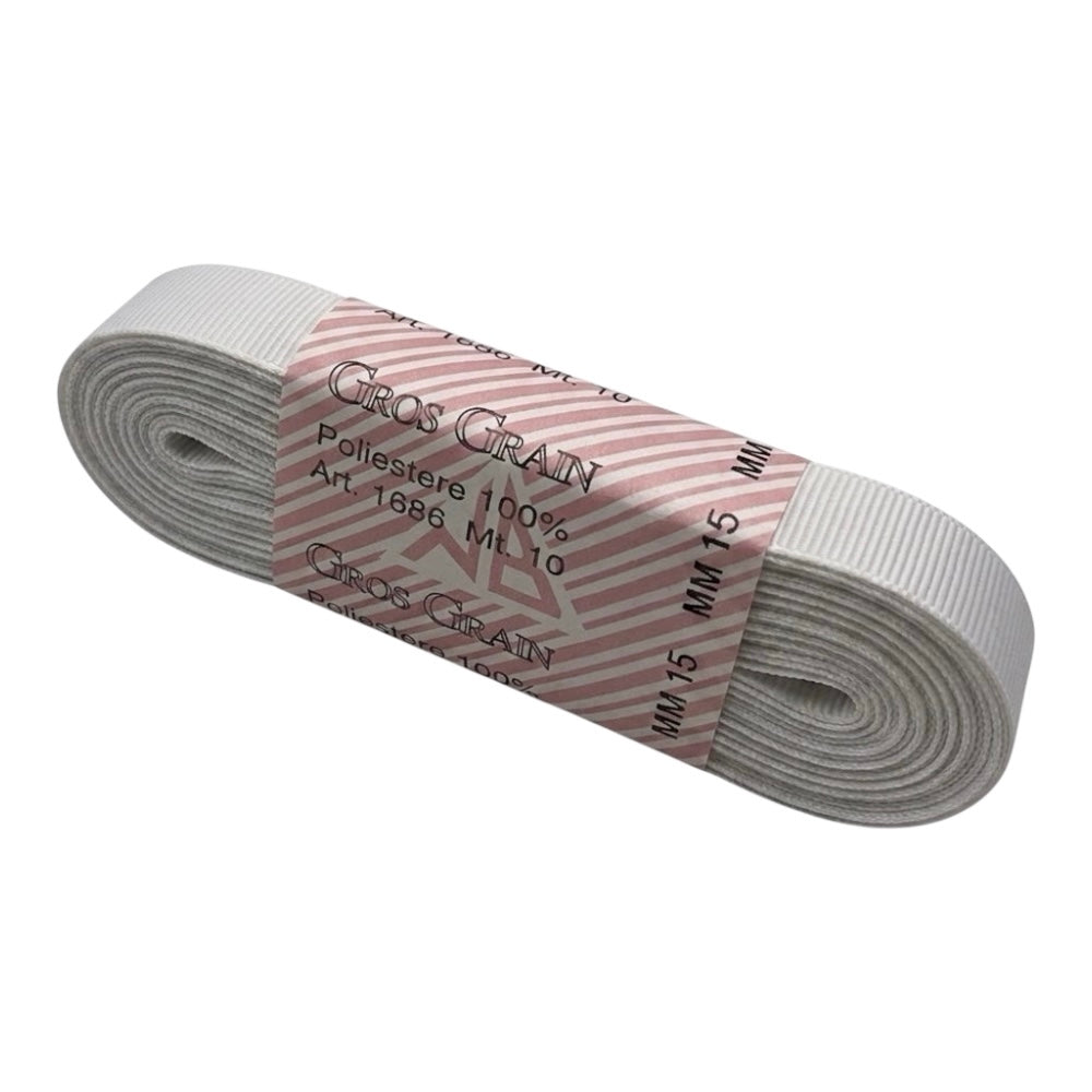 Gros grain n 3 h cm 1.5 100% polyester article 1686/3 10 meters