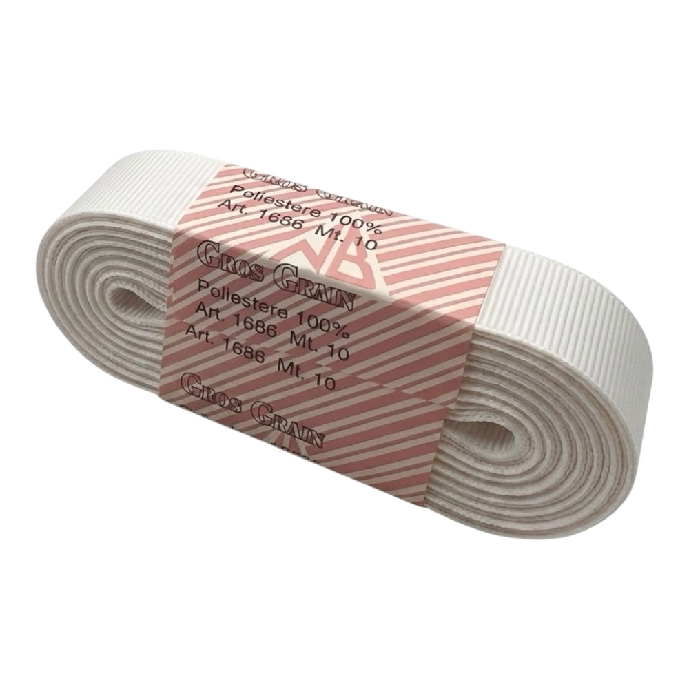 Gros grain n 7 h cm 3 100% polyester article 1686/7 10 meters