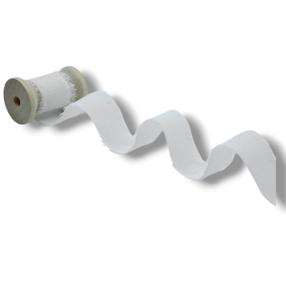 Nastro crepe seta sfrangiato h 30 mm articolo D12/23 metri 25