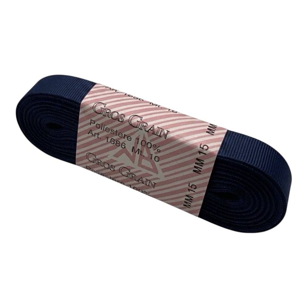 Gros grain n 3 h cm 1.5 100% polyester article 1686/3 10 meters