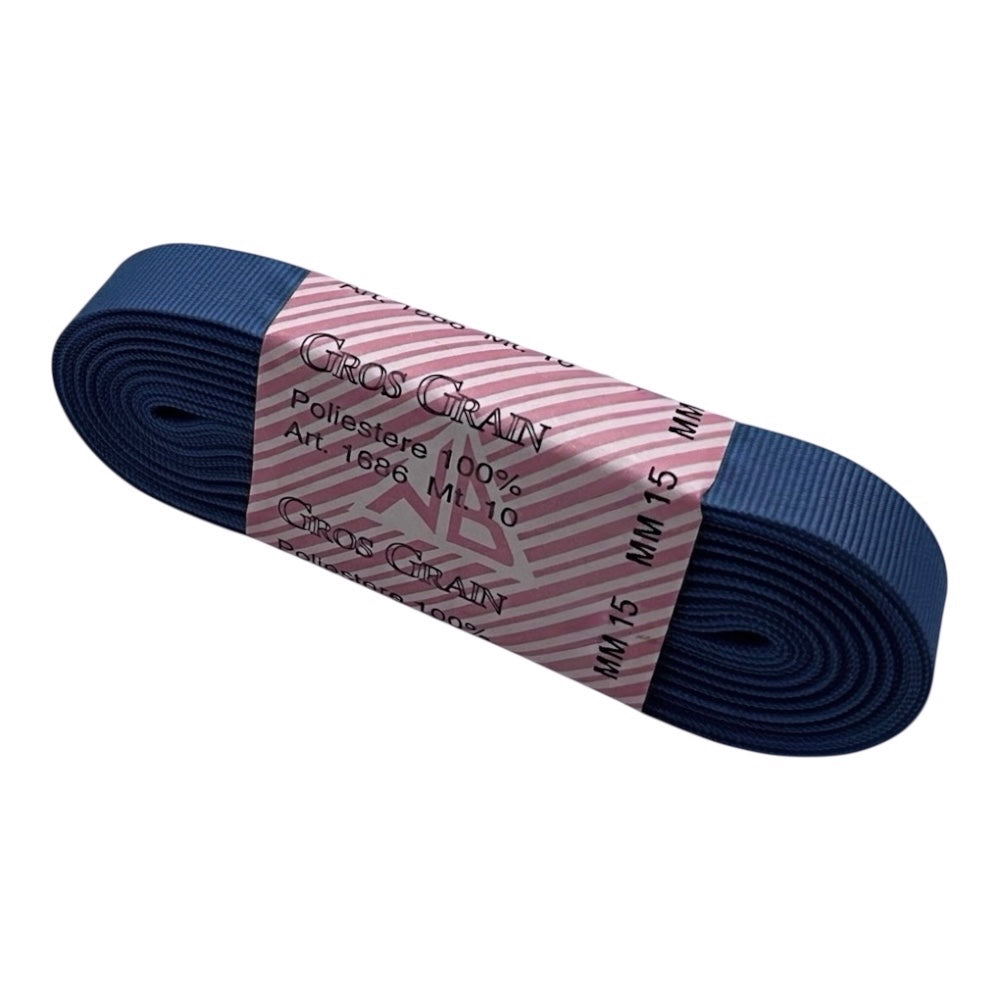 Gros grain n 3 h cm 1.5 100% polyester article 1686/3 10 meters