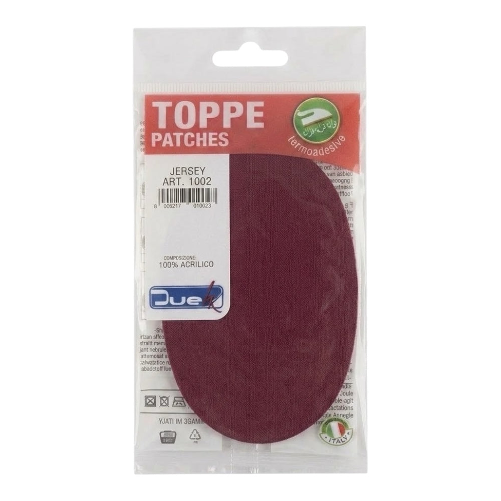 Toppe in jersy termoadesive articolo 1002