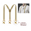 Bretella uomo h cm 3,6 asole pelle lunghezza cm 120 regolabile