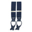 Bretella uomo h cm 3,6 asole pelle lunghezza cm 120 regolabile