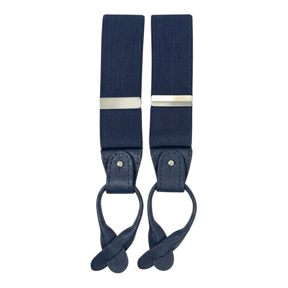 Bretella uomo h cm 3,6 asole pelle lunghezza cm 120 regolabile