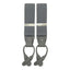Bretella uomo h cm 3,6 asole pelle lunghezza cm 120 regolabile
