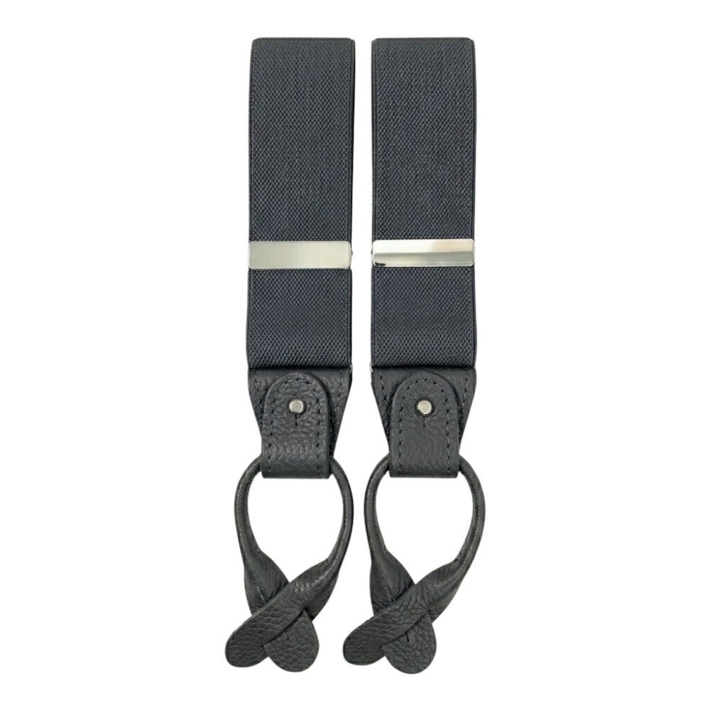 Bretella uomo h cm 3,6 asole pelle lunghezza cm 120 regolabile