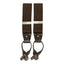 Bretella uomo h cm 3,6 asole pelle lunghezza cm 120 regolabile