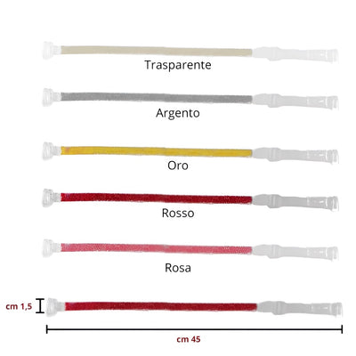 Bretelle colorate reggiseno articolo SC010