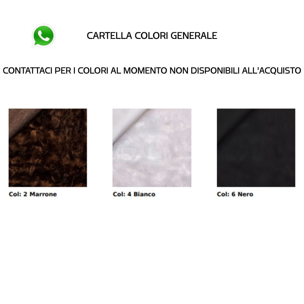 Long-haired fur fabric, height 140 cm 