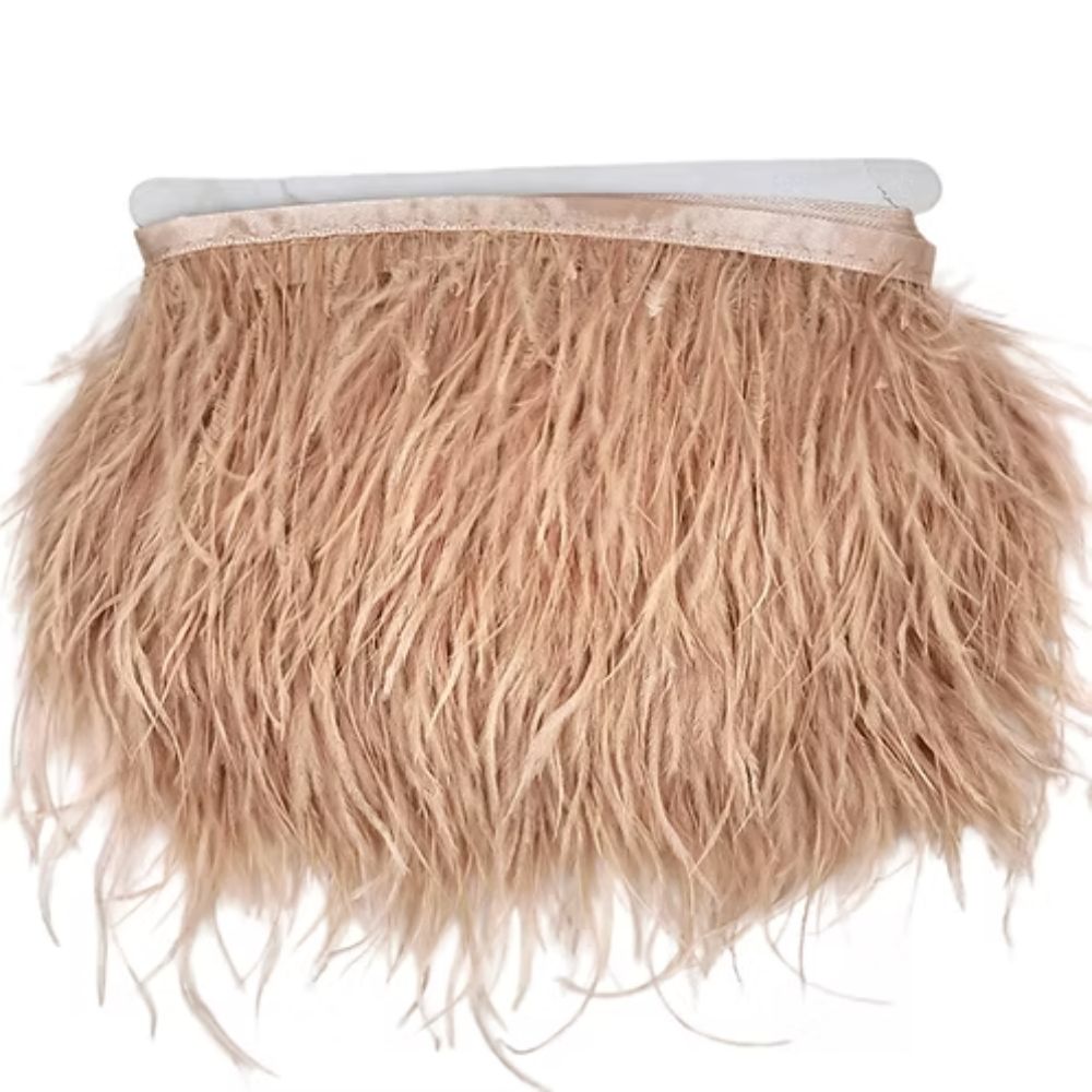 Ostrich fringe H cm 10 item Fm35140