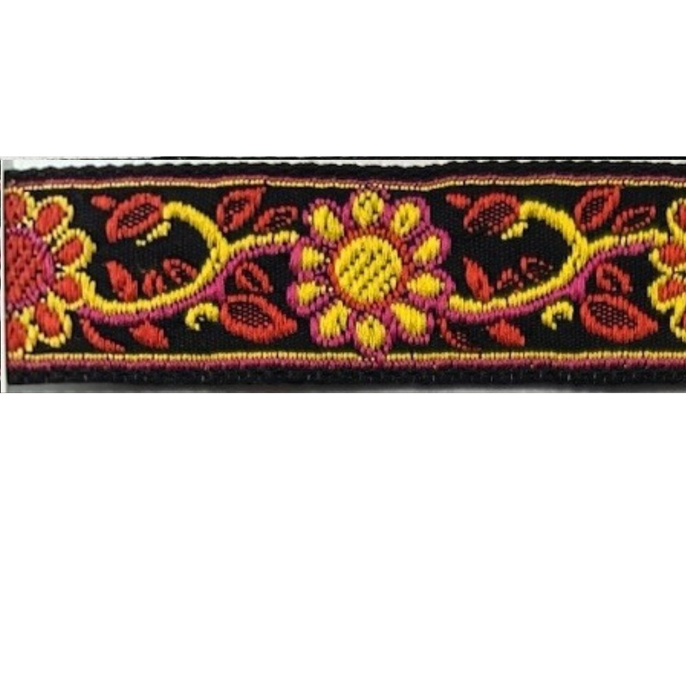 Nastro jacquard motivo Floreale multicolor H mm 30 articolo 680 metri 10