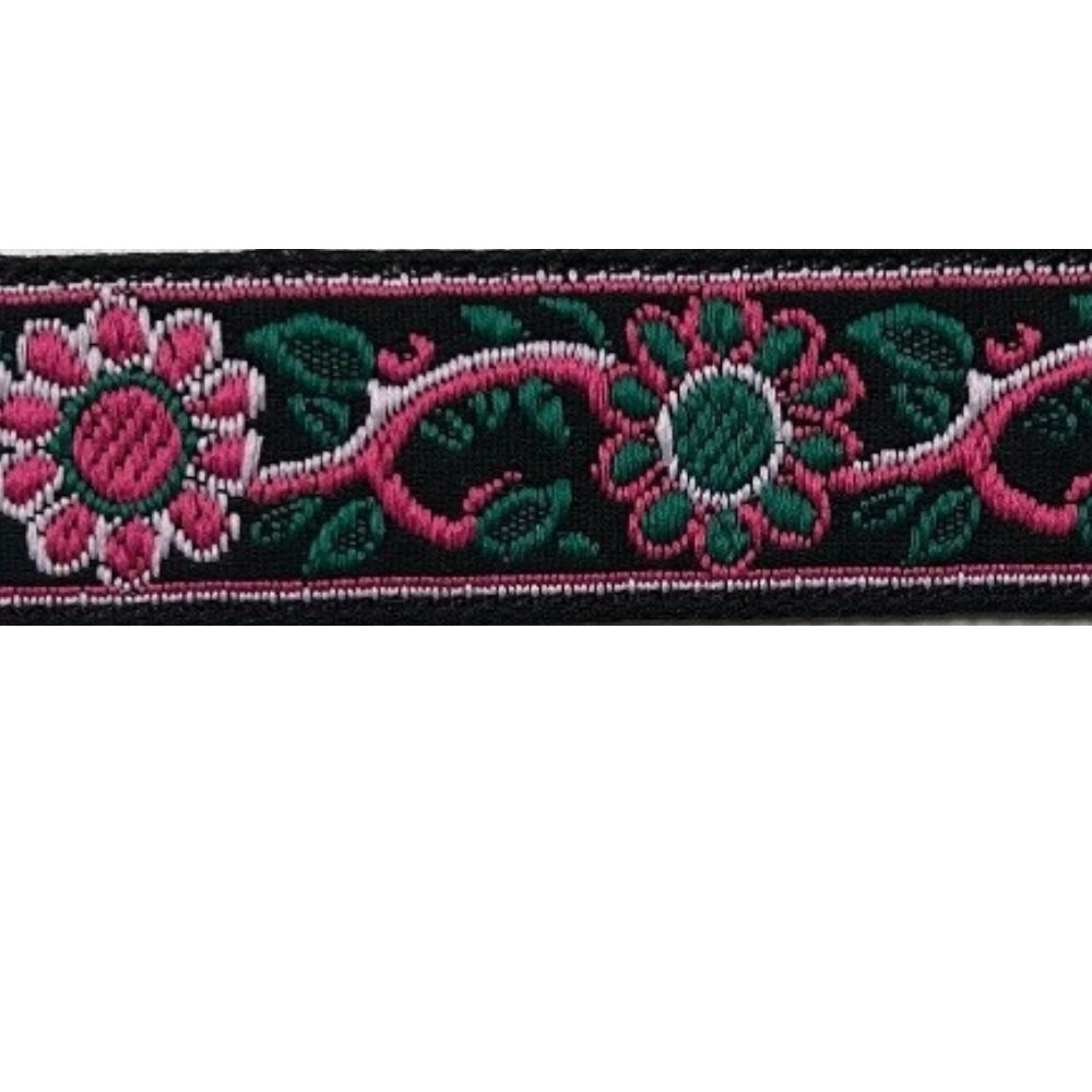 Nastro jacquard motivo Floreale multicolor H mm 30 articolo 680 metri 10