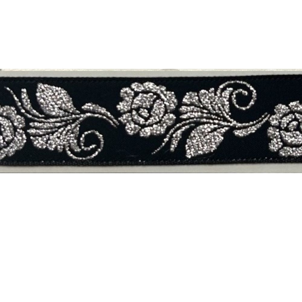 Nastro jacquard motivo Floreale H mm 30 articolo 710 metri 10