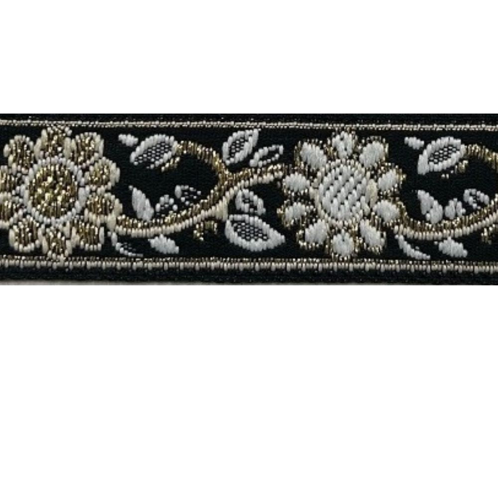 Nastro jacquard motivo Floreale multicolor H mm 30 articolo 680 metri 10