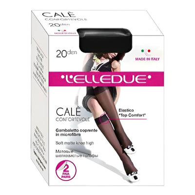 Calè 20 gambaletto filanca 20 den Elledue paia 24