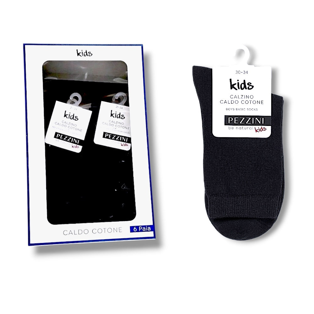 Warm cotton short socks for children, item Bcz-Pbalex, 6 pairs