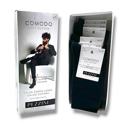 Men's short socks, warm cotton, sanitary type, item Ucz-Comodo, 6 pairs
