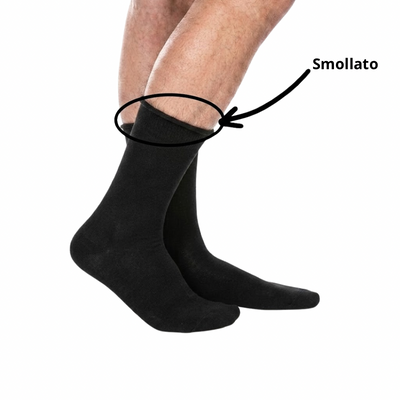 Calza corta uomo smollato in filo scozia articolo 8225 paia 12