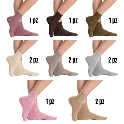 Calza midi donna in caldo cotone articolo 110 paia 12