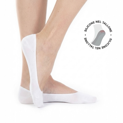 Calza sottopiede unisex silicone nel tallone articolo 664 paia 12
