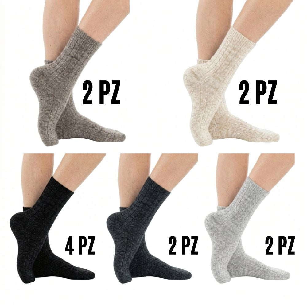 Women's knitted midi thermal sock item 410 pairs 12