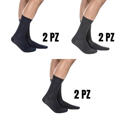Calza uomo corta Bamboo articolo 2001 paia 6