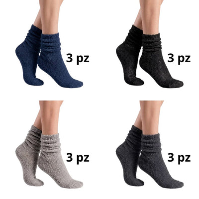 Women's soft angoretta sock item Dcz-605 Pezzini 12 pairs