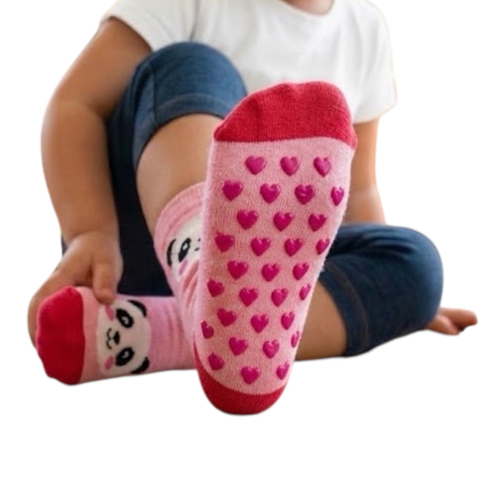 Non-slip baby socks, warm cotton, item 4470, 6 pairs