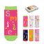 Non-slip baby cotton sock with pattern for girls, item 7710, 6 pairs