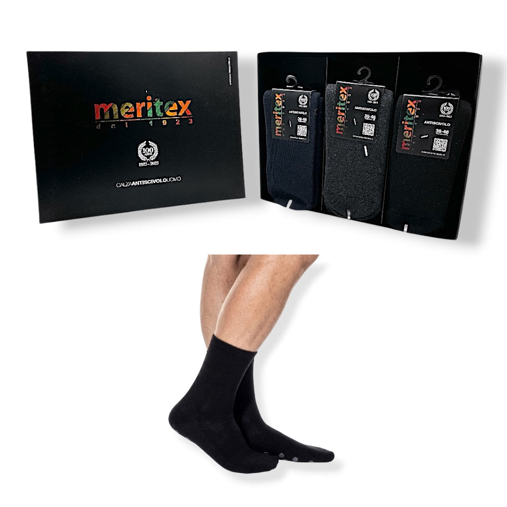 Men's non-slip socks item 9800 6 pairs