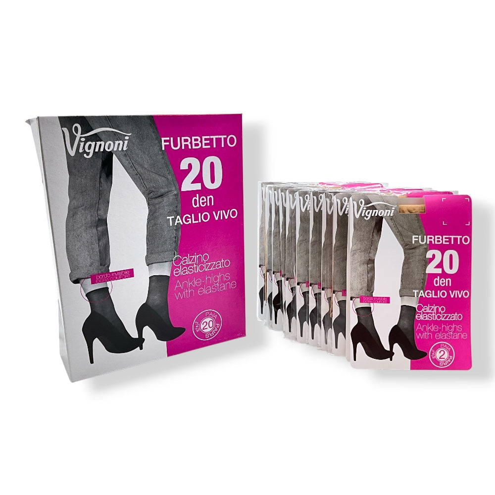 Women's silky sock, crafty item, 20 raw cut pairs