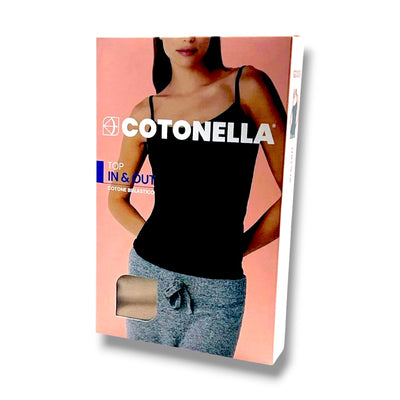Canotta donna spalla stretta cotone In e Out Cotonella articolo GD006