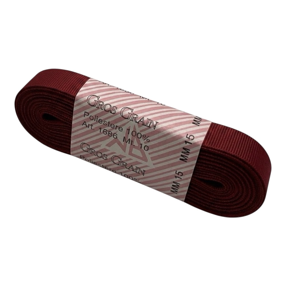 Gros grain n 3 h cm 1.5 100% polyester article 1686/3 10 meters