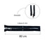 80cm divisible metallic laminated zipper with 6mm plastic chain