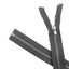 70cm divisible nickel silver metal zipper with 5mm chain