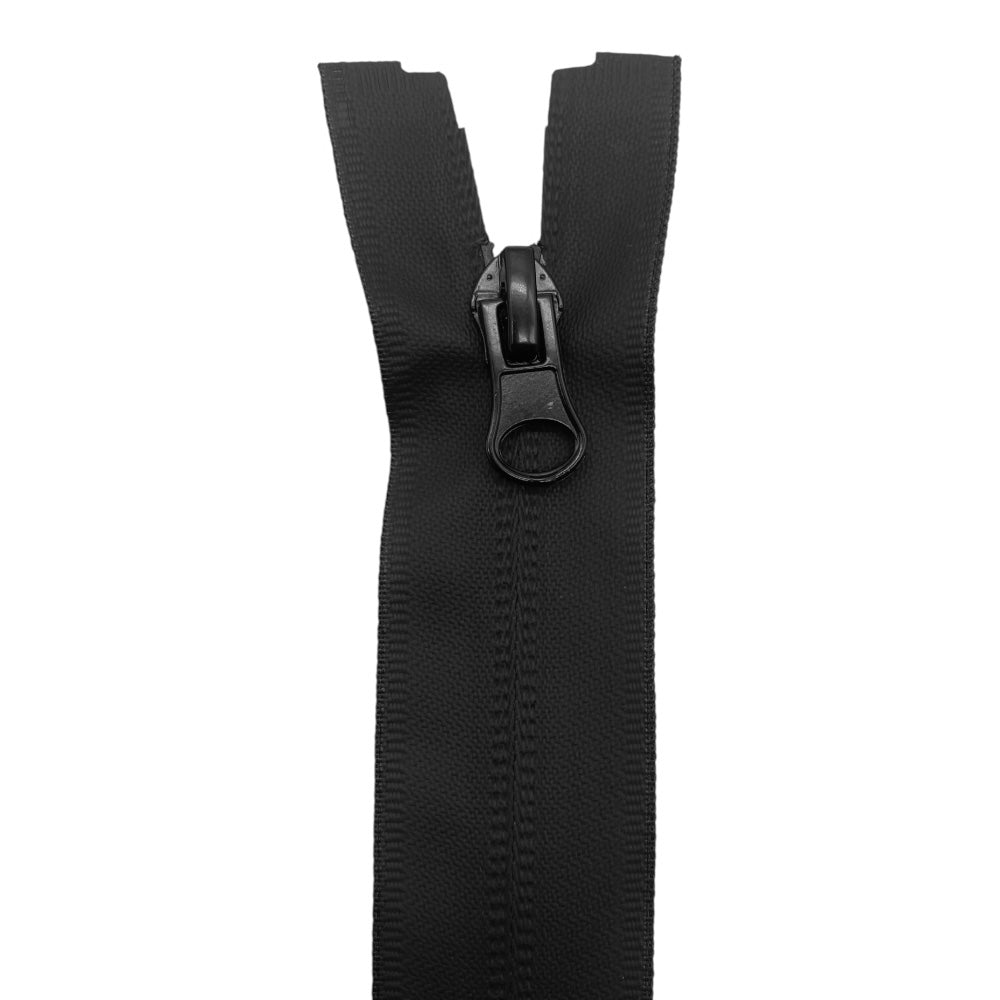 80cm divisible coated reverse zipper with 6mm chain