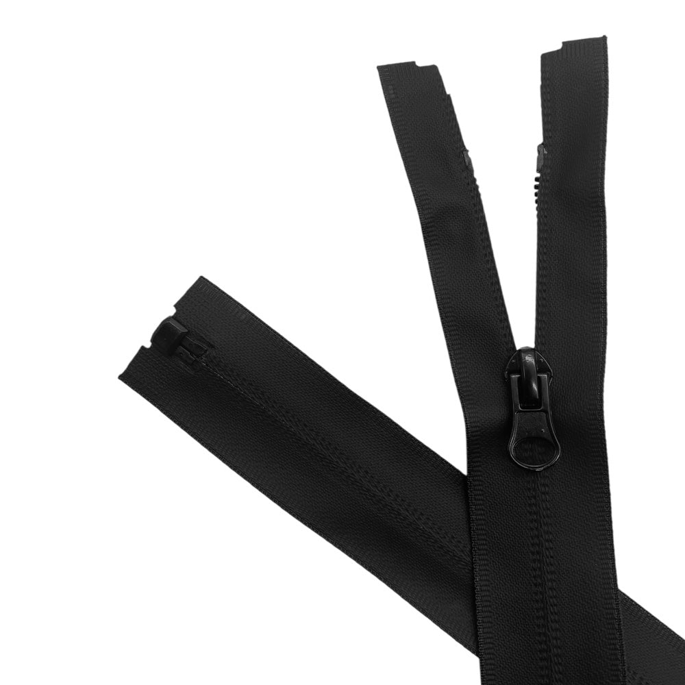 80cm divisible coated reverse zipper with 6mm chain